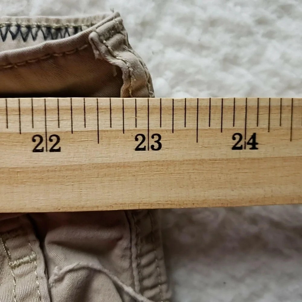 IZOD Cargo Shorts Mens 48 Beige Stretch Flat Front 11 Inseam Casual Summer